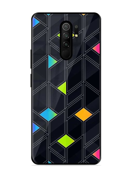 Abstract Mosaic Seamless Glossy Metal Phone Cover for Poco M2 Reloaded Zapvi