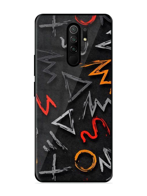 Grungy Graffiti Glossy Metal Phone Cover for Poco M2 Reloaded Zapvi