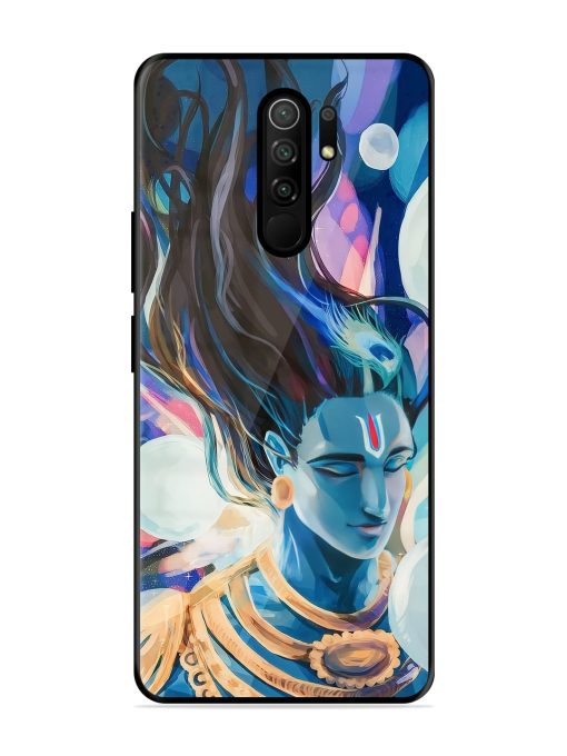 Bhagwan Sri Krishna Glossy Metal Phone Cover for Poco M2 Reloaded