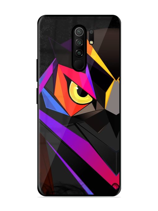 Wpap Owl Glossy Metal Phone Cover for Poco M2 Reloaded Zapvi