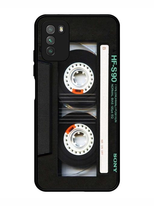 Sony Hf-S90 Cassette Glossy Metal Phone Cover for Poco M3 Zapvi