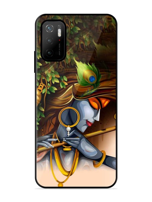 Krishna Glossy Metal Phone Cover for Poco M3 Pro (5G) Zapvi