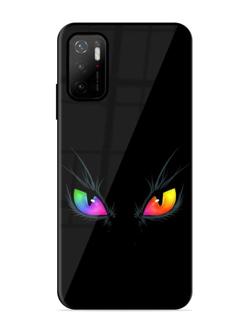 Cat Eyes Glossy Metal Phone Cover for Poco M3 Pro (5G) Zapvi