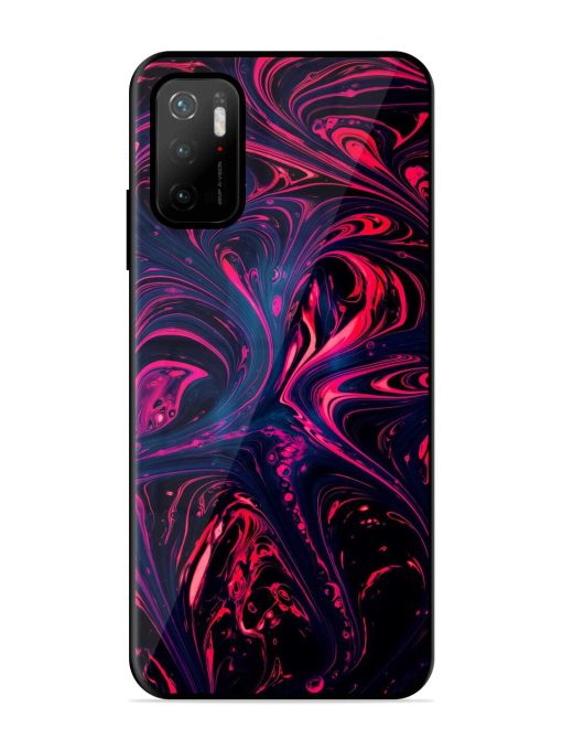 Abstract Background Glossy Metal Phone Cover for Poco M3 Pro (5G) Zapvi