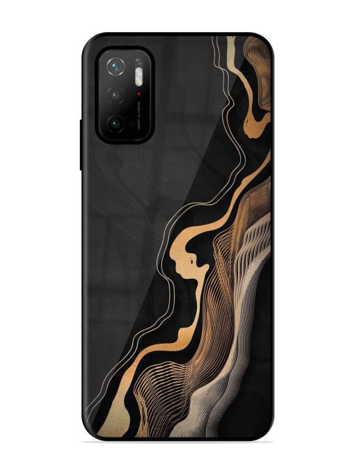 Abstract Art Glossy Metal TPU Phone Cover for Poco M3 Pro (5G) Zapvi