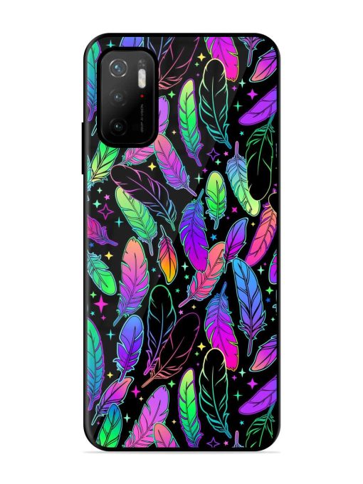 Bright Multi Colored Seamless Glossy Metal Phone Cover for Poco M3 Pro (5G) Zapvi