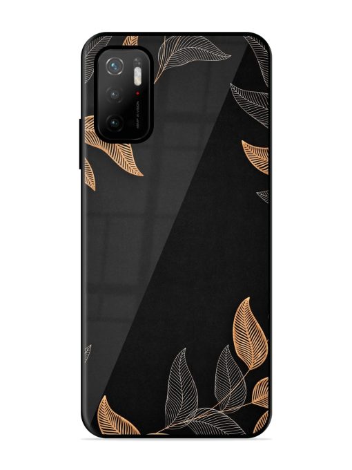 Foliage Art Glossy Metal Phone Cover for Poco M3 Pro (5G)