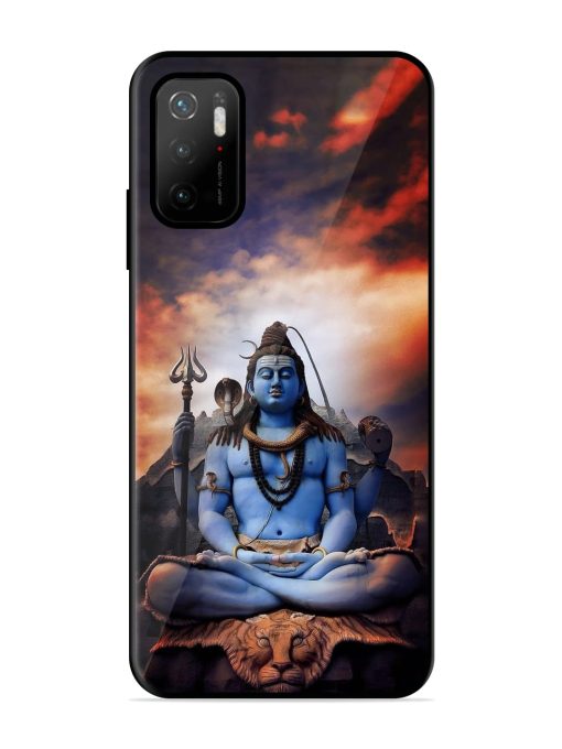 Jai Jai Shiv Glossy Metal Phone Cover for Poco M3 Pro (5G)