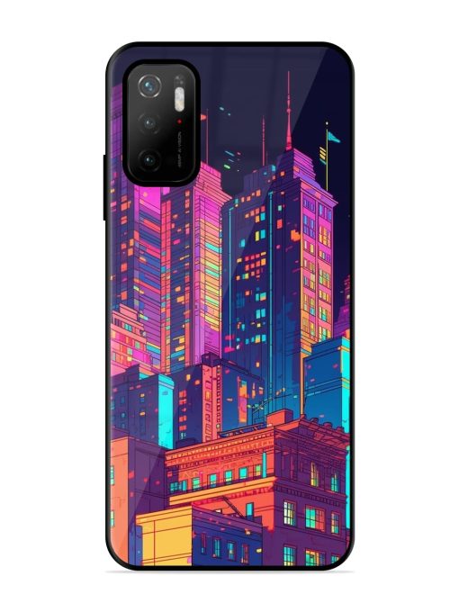 City View Glossy Metal Phone Cover for Poco M3 Pro (5G) Zapvi