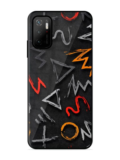 Grungy Graffiti Glossy Metal Phone Cover for Poco M3 Pro (5G) Zapvi