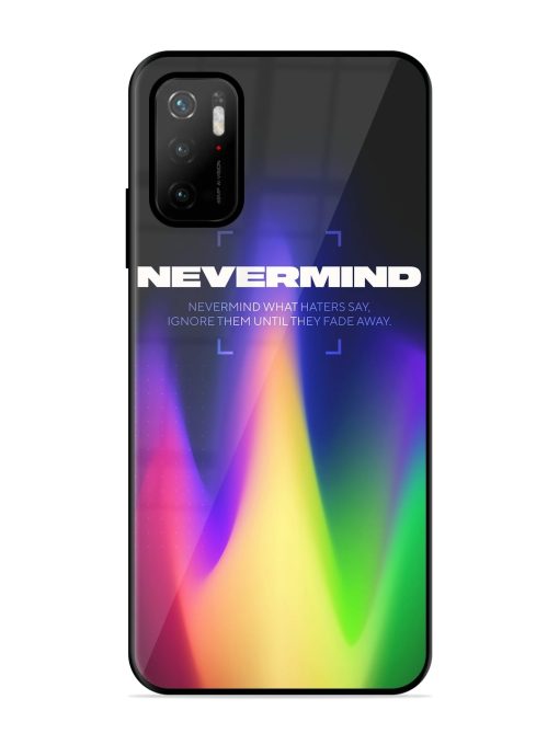 Nevermind Glossy Metal Phone Cover for Poco M3 Pro (5G)