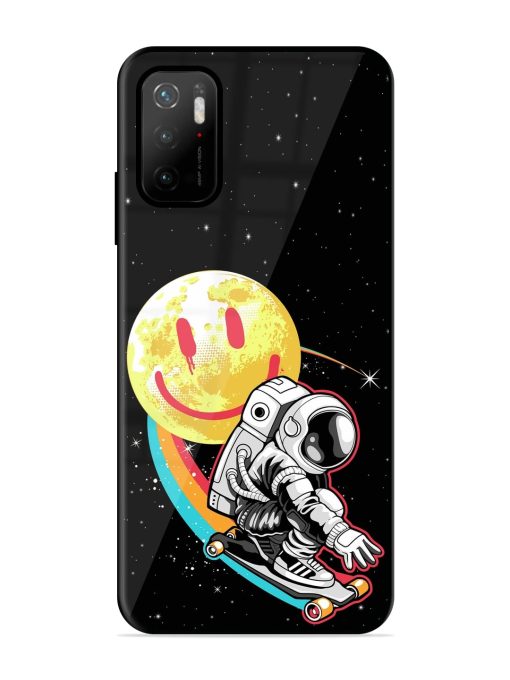 Astronaut Art Glossy Metal Phone Cover for Poco M3 Pro (5G) Zapvi