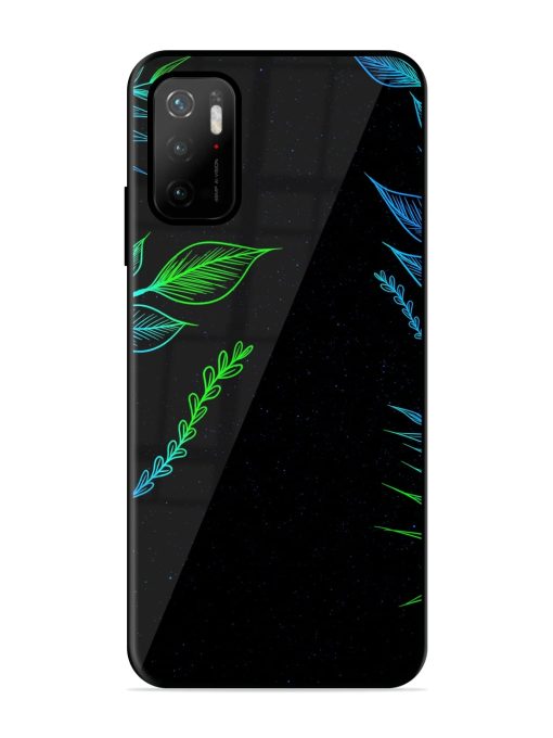 Aesthetic Neon Glossy Metal Phone Cover for Poco M3 Pro (5G) Zapvi