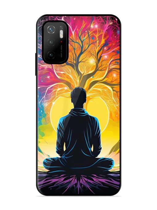 Mind Colourful Glossy Metal Phone Cover for Poco M3 Pro (5G) Zapvi