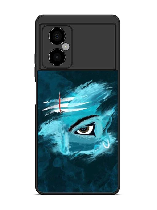 Lord Shiva Glossy Metal Phone Cover for Poco M4 (5G)