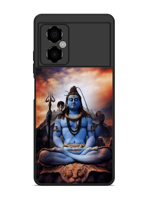 Jai Jai Shiv Glossy Metal Phone Cover for Poco M4 (5G) Zapvi