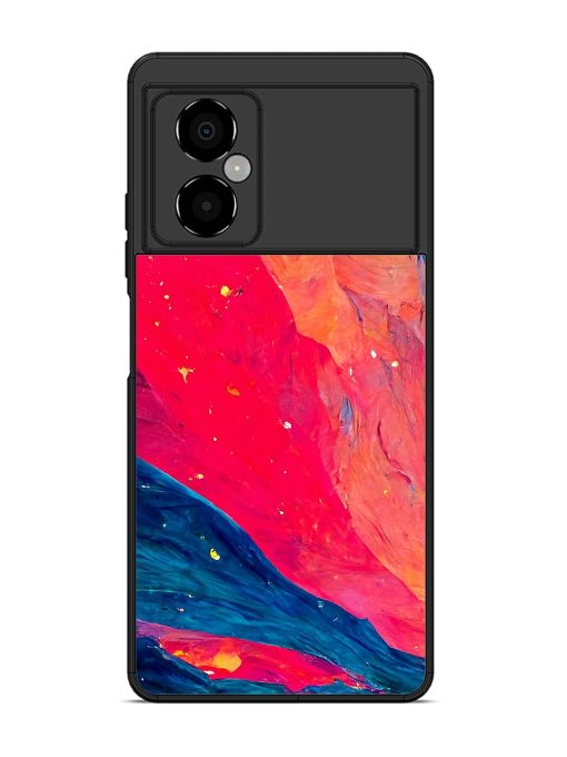 Starry Night Glossy Metal Phone Cover for Poco M4 (5G) Zapvi