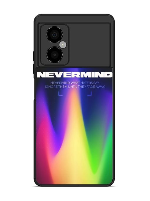 Nevermind Glossy Metal Phone Cover for Poco M4 (5G)