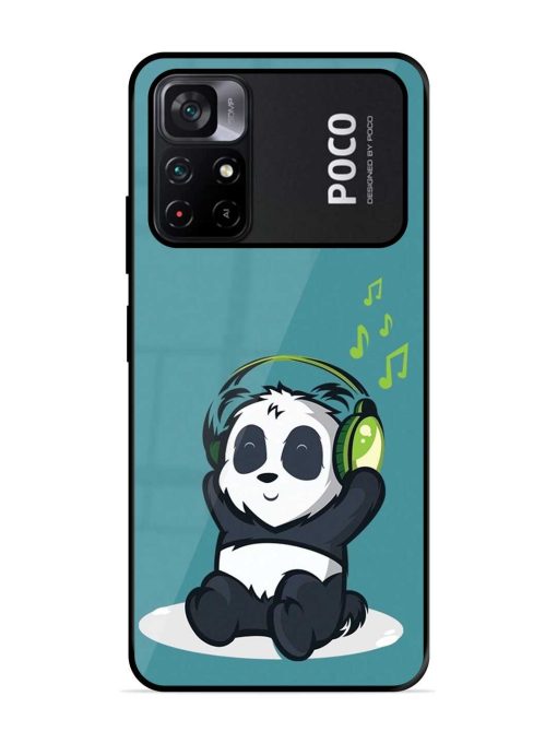 Music Panda Glossy Metal Phone Cover for Poco M4 Pro (5G) Zapvi