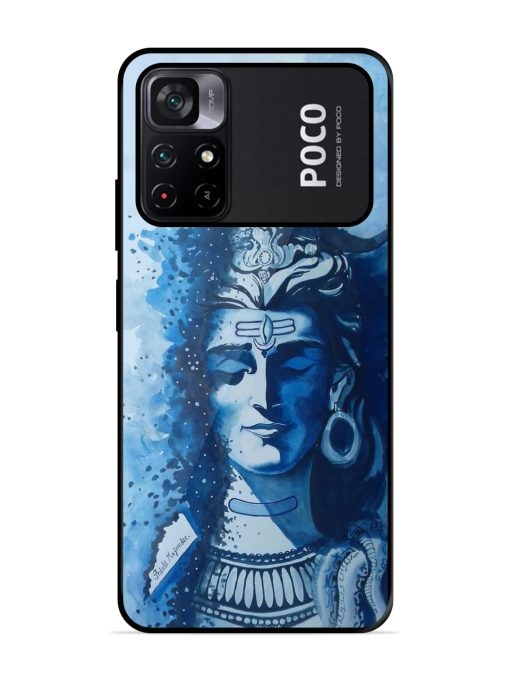 Shiv Art Glossy Metal Phone Cover for Poco M4 Pro (5G) Zapvi