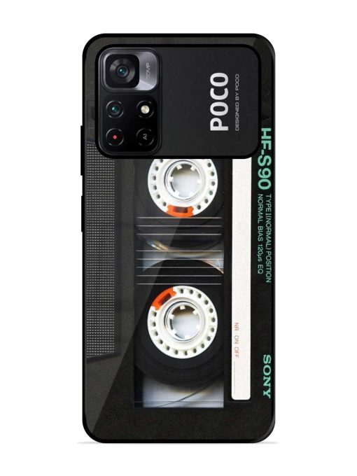 Sony Hf-S90 Cassette Glossy Metal Phone Cover for Poco M4 Pro (5G)