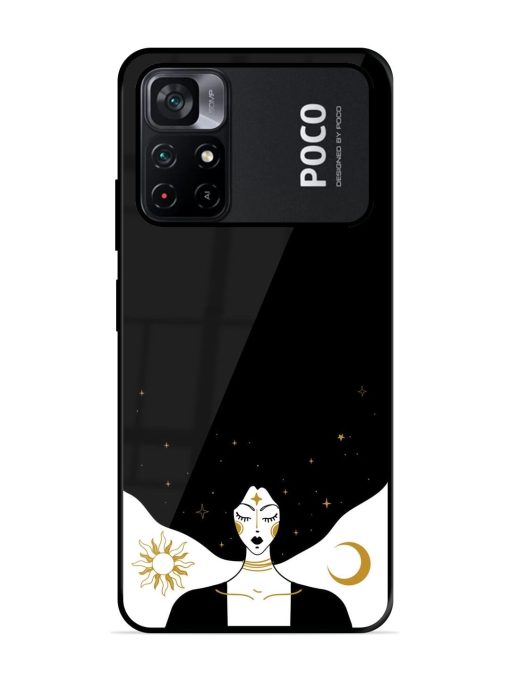 Mystical Vector Vintage Glossy Metal TPU Phone Cover for Poco M4 Pro (5G) Zapvi