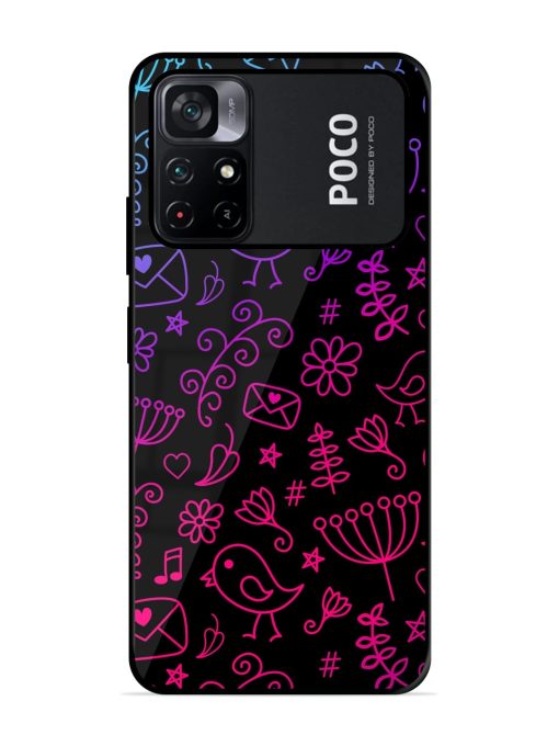 Cool Girly Glossy Metal Phone Cover for Poco M4 Pro (5G) Zapvi