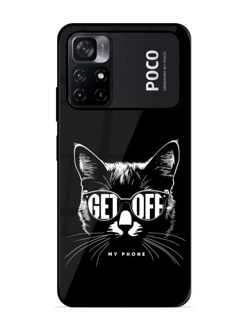 Get Off Glossy Metal TPU Phone Cover for Poco M4 Pro (5G) Zapvi