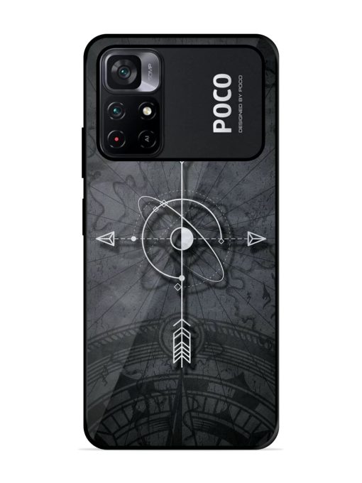 Lighting Cross Glossy Metal Phone Cover for Poco M4 Pro (5G) Zapvi