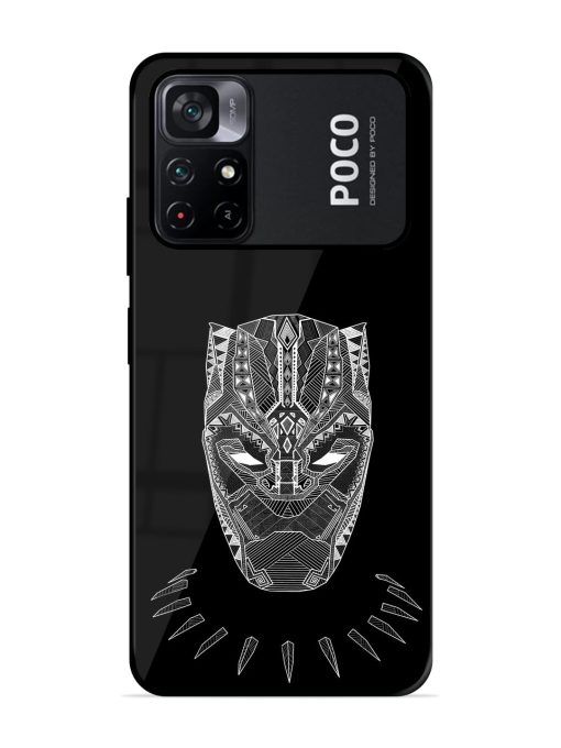 Fictional Art Glossy Metal Phone Cover for Poco M4 Pro (5G) Zapvi