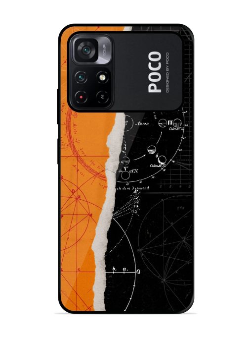 Planning Zoning Glossy Metal Phone Cover for Poco M4 Pro (5G) Zapvi