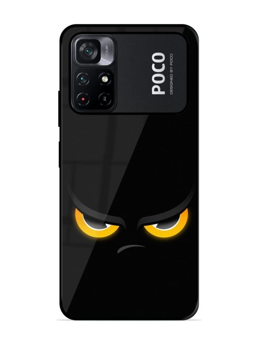 Cartoon Eye Glossy Metal Phone Cover for Poco M4 Pro (5G) Zapvi