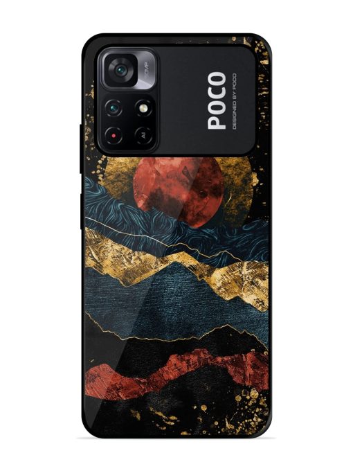 Bob Creek Glossy Metal Phone Cover for Poco M4 Pro (5G) Zapvi