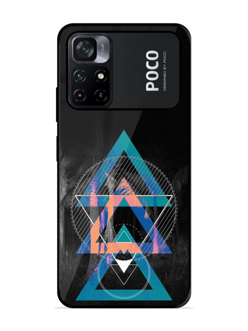 Indie Cross Glossy Metal Phone Cover for Poco M4 Pro (5G) Zapvi