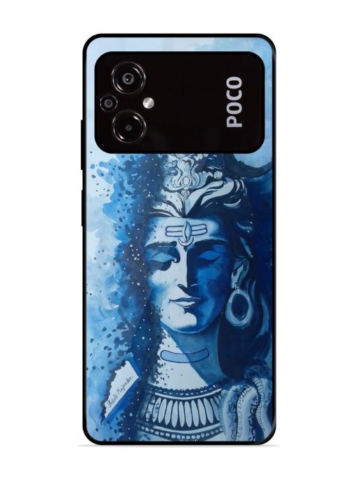 Shiv Art Glossy Metal Phone Cover for Poco M5 Zapvi