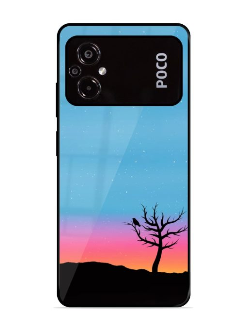 Natural Gradient Glossy Metal Phone Cover for Poco M5