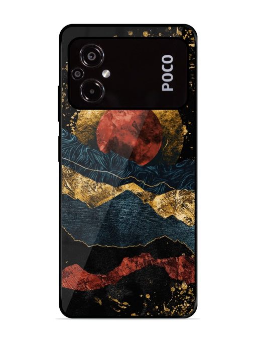 Bob Creek Glossy Metal Phone Cover for Poco M5 Zapvi