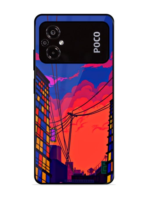 Metropolitan Area Glossy Metal Phone Cover for Poco M5