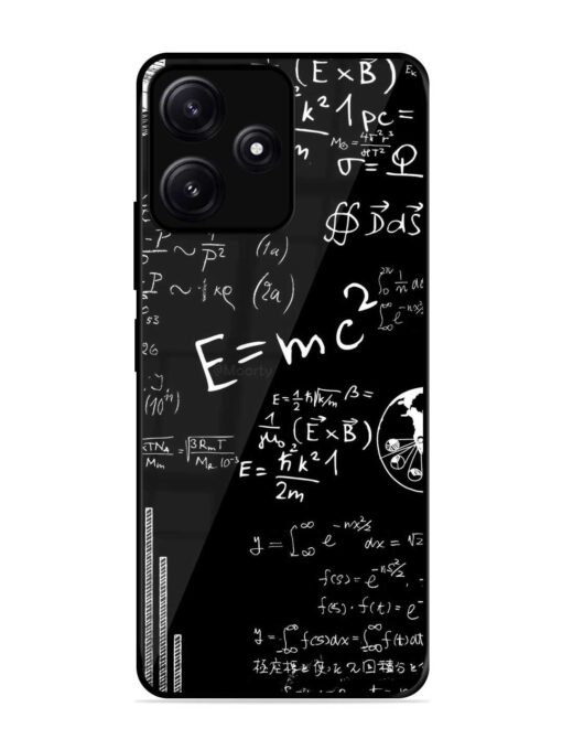 E=Mc2 Mass?Energy Equivalence Glossy Metal Phone Cover for Poco M6 (5G) Zapvi