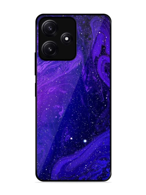 Galaxy Acrylic Abstract Art Glossy Metal Phone Cover for Poco M6 (5G) Zapvi