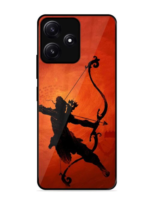 Illustration Lord Rama Glossy Metal Phone Cover for Poco M6 (5G) Zapvi