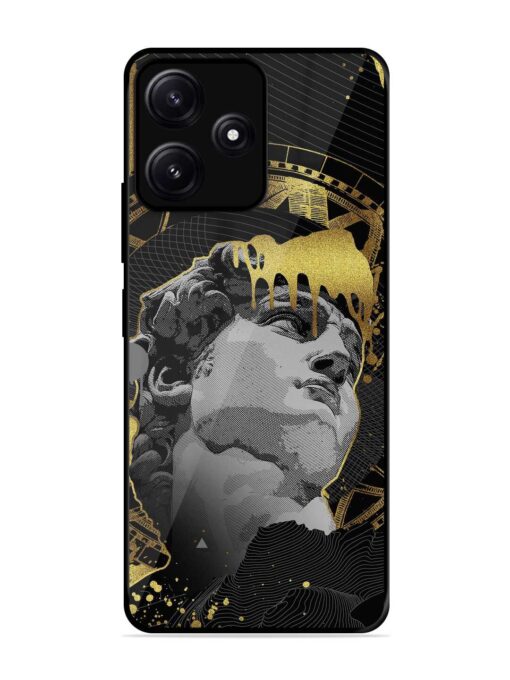 Roman Face Glossy Metal Phone Cover for Poco M6 (5G) Zapvi