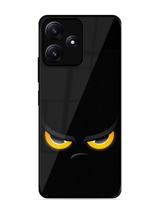 Scary Yellow Eye Glossy Metal TPU Phone Cover for Poco M6 (5G)