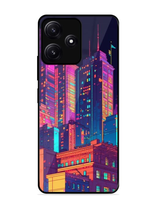 City View Glossy Metal Phone Cover for Poco M6 (5G)