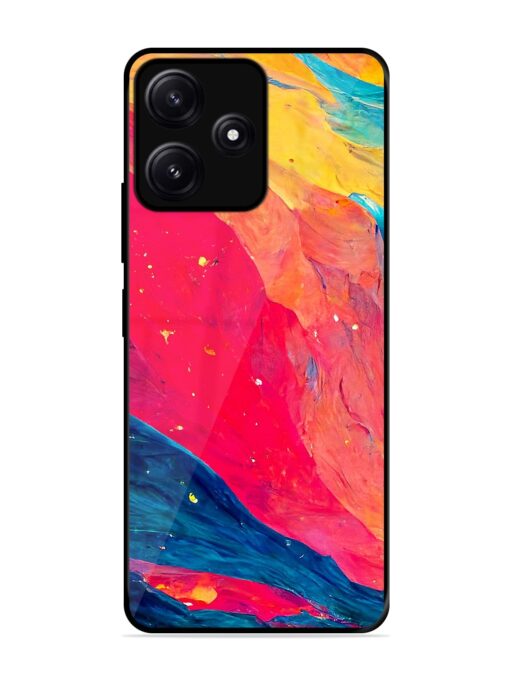 Starry Night Glossy Metal Phone Cover for Poco M6 (5G) Zapvi