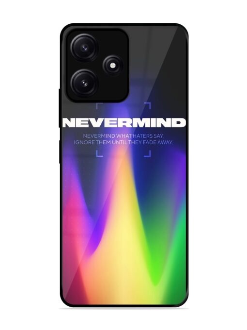 Nevermind Glossy Metal Phone Cover for Poco M6 (5G) Zapvi