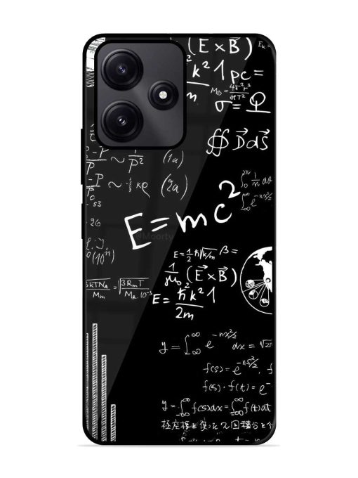 E=Mc2 Mass?Energy Equivalence Glossy Metal Phone Cover for Poco M6 Pro (5G) Zapvi