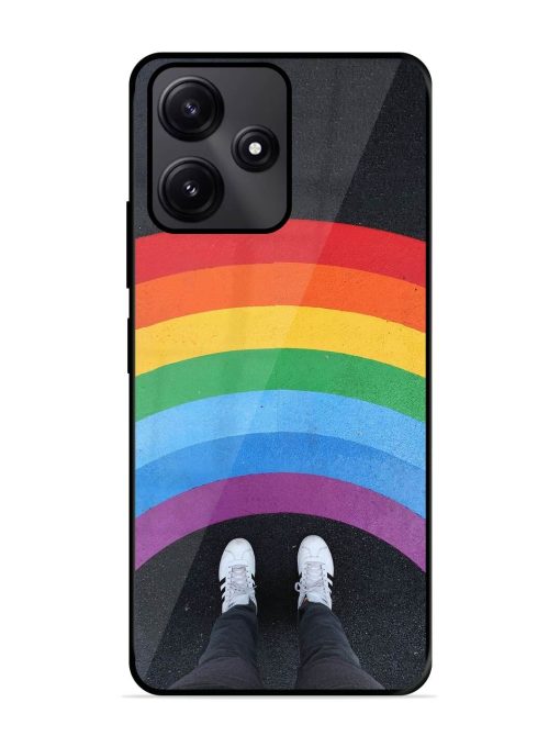 Legs Rainbow Glossy Metal TPU Phone Cover for Poco M6 Pro (5G) Zapvi