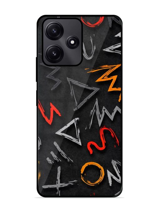 Grungy Graffiti Glossy Metal Phone Cover for Poco M6 Pro (5G)