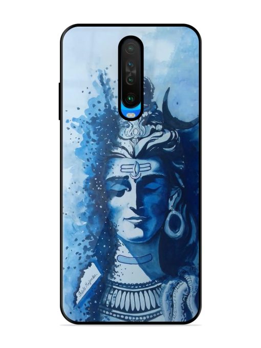 Shiv Art Glossy Metal Phone Cover for Poco X2